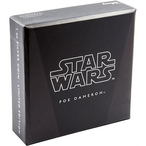 2016 1 oz Silver Niue Star Wars Poe Dameron Proof Coin w/ Box & CoA