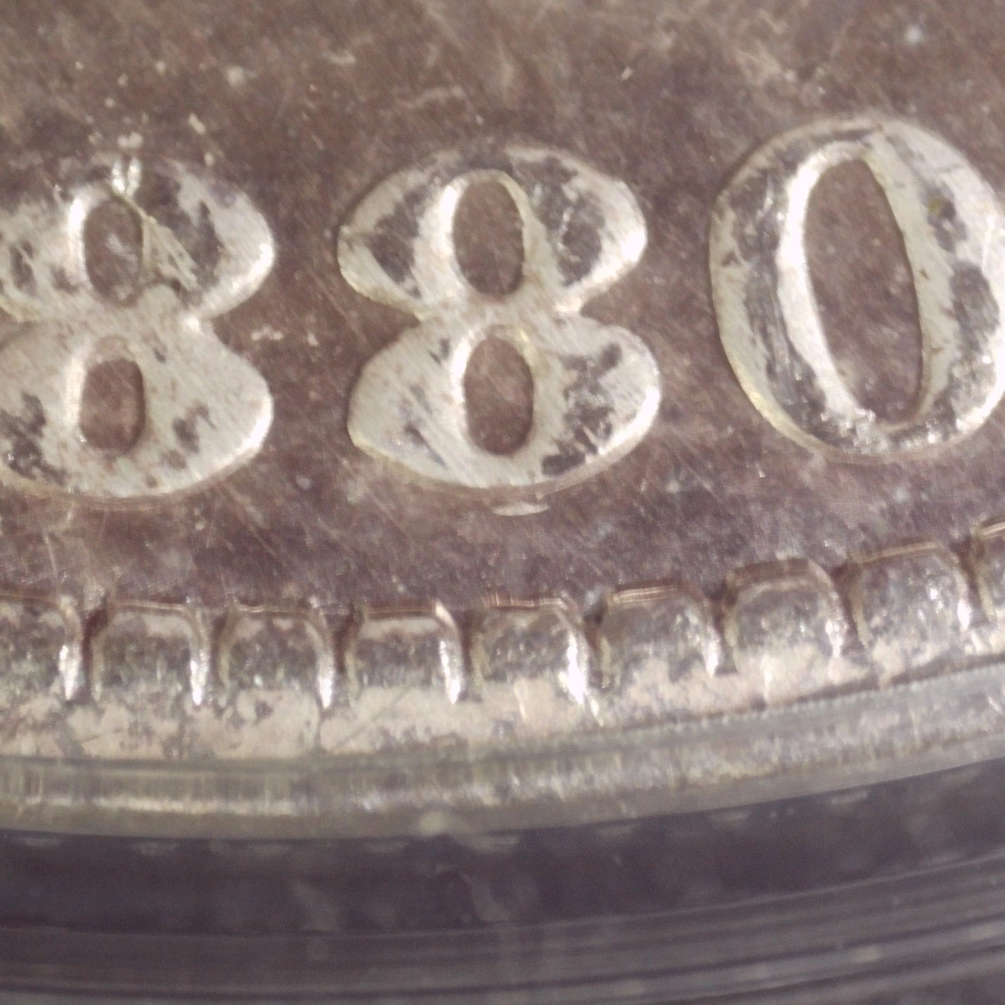 1880 CC Morgan Dollar MS61 DMPL PCGS VAM 3