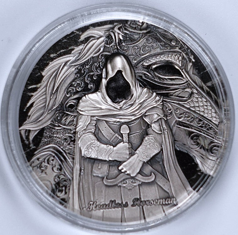 2025 Cameroon 2 oz Silver Headless Horsemen (with Box & COA) – Mid