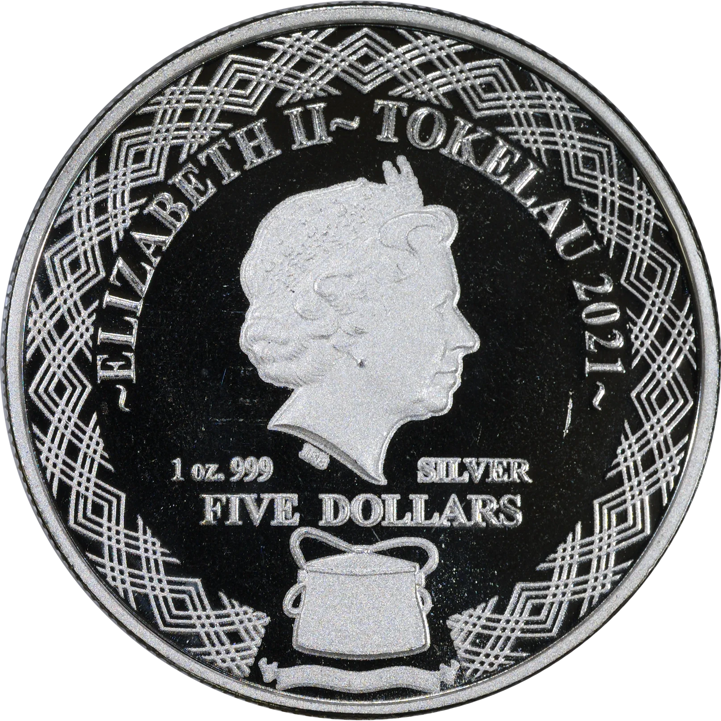 2021 Tokelau $5 Zodiac Scorpio 1 Oz Silver Coin