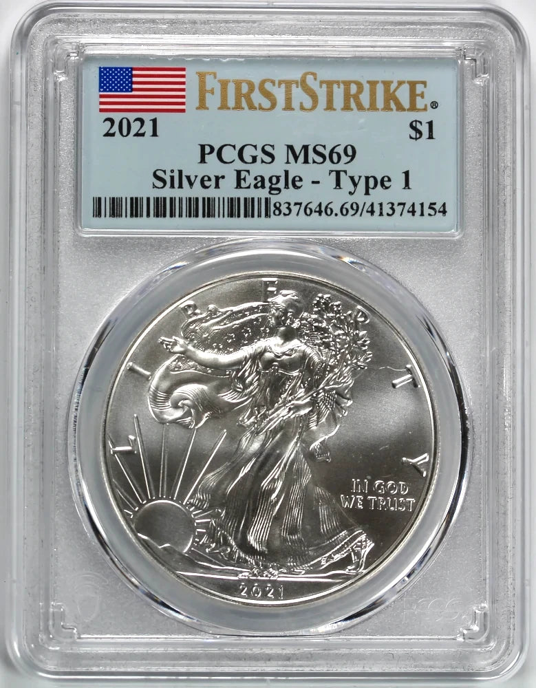 イーグル銀貨-type2 2020PCGS MS69 Silver Eagle イーグル銀貨-type2 2020PCGS MS69 Silver Eagle Random US