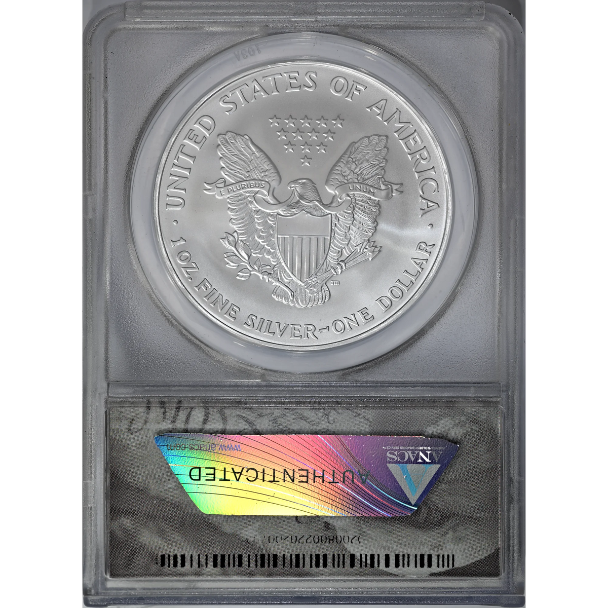 2007 ANACS MS 69 Silver Eagle