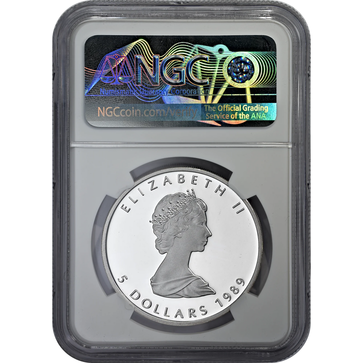 1989 CANADA S$5 MAPLE LEAF PF 68 ULTRA CAMEO