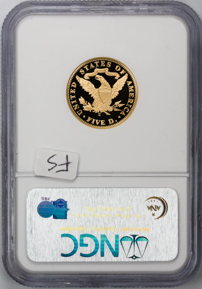 2006-S San Francisco Old Mint $5 Gold Commem Proof 69 NGC