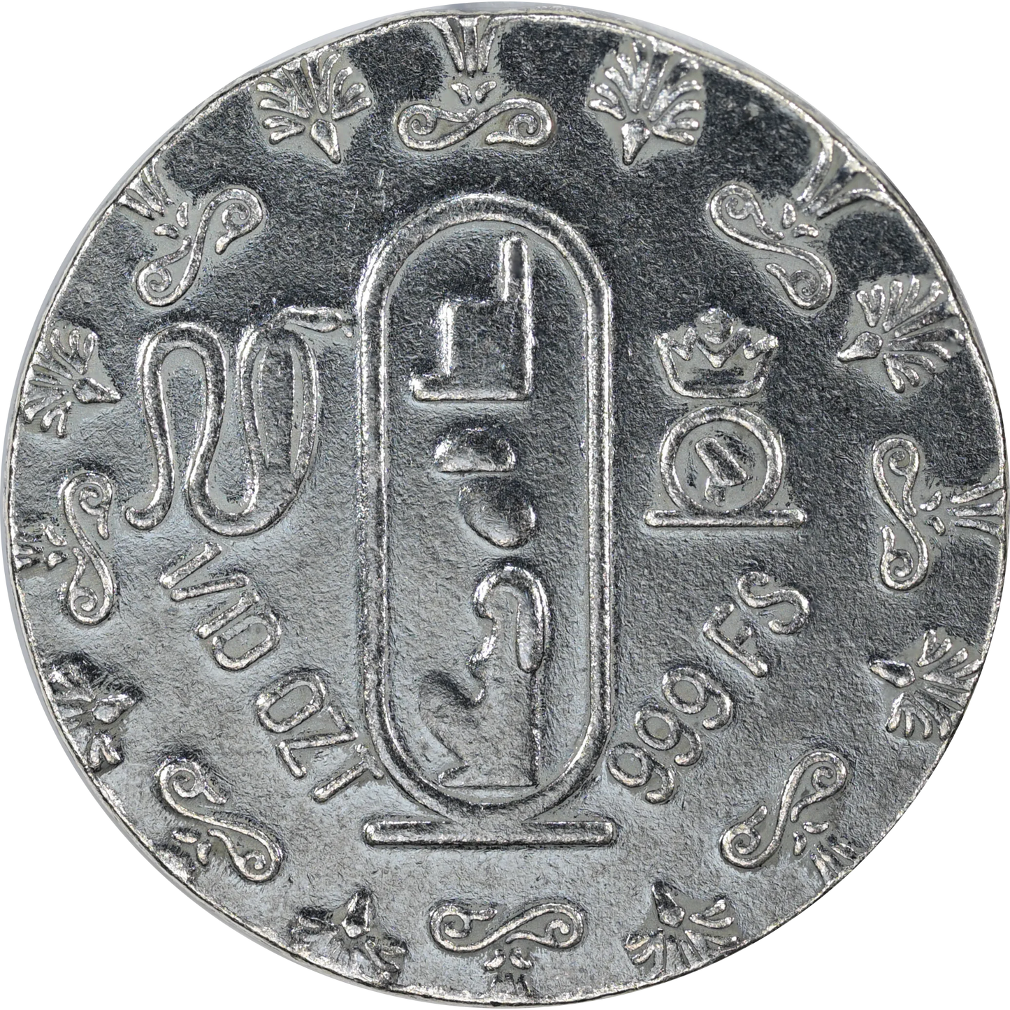 Egyptian Queen Nefertiti 1/10 Oz .999 Silver Round