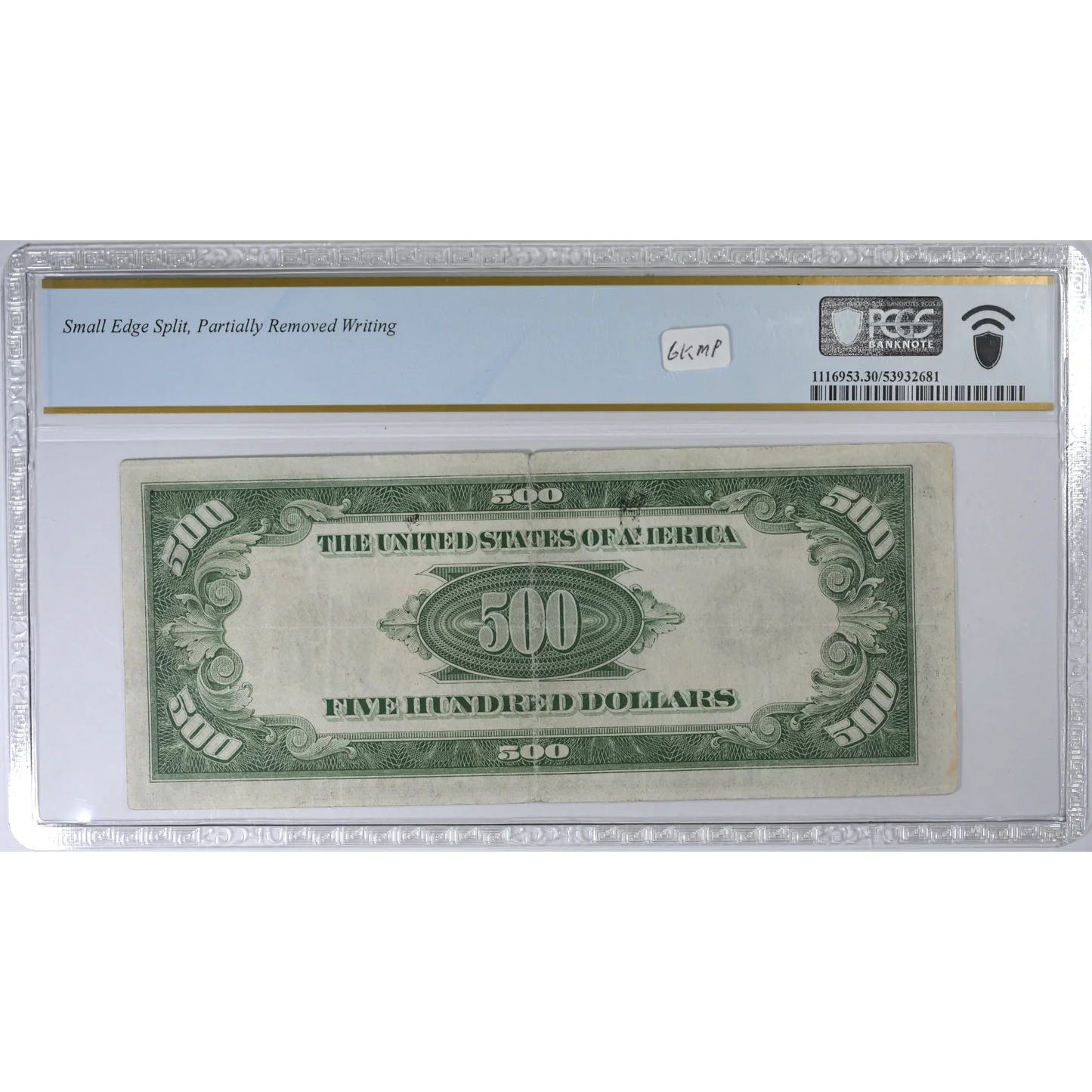 1934 (A) $500 Federal Reserve Note Atlanta PCGS VF 30