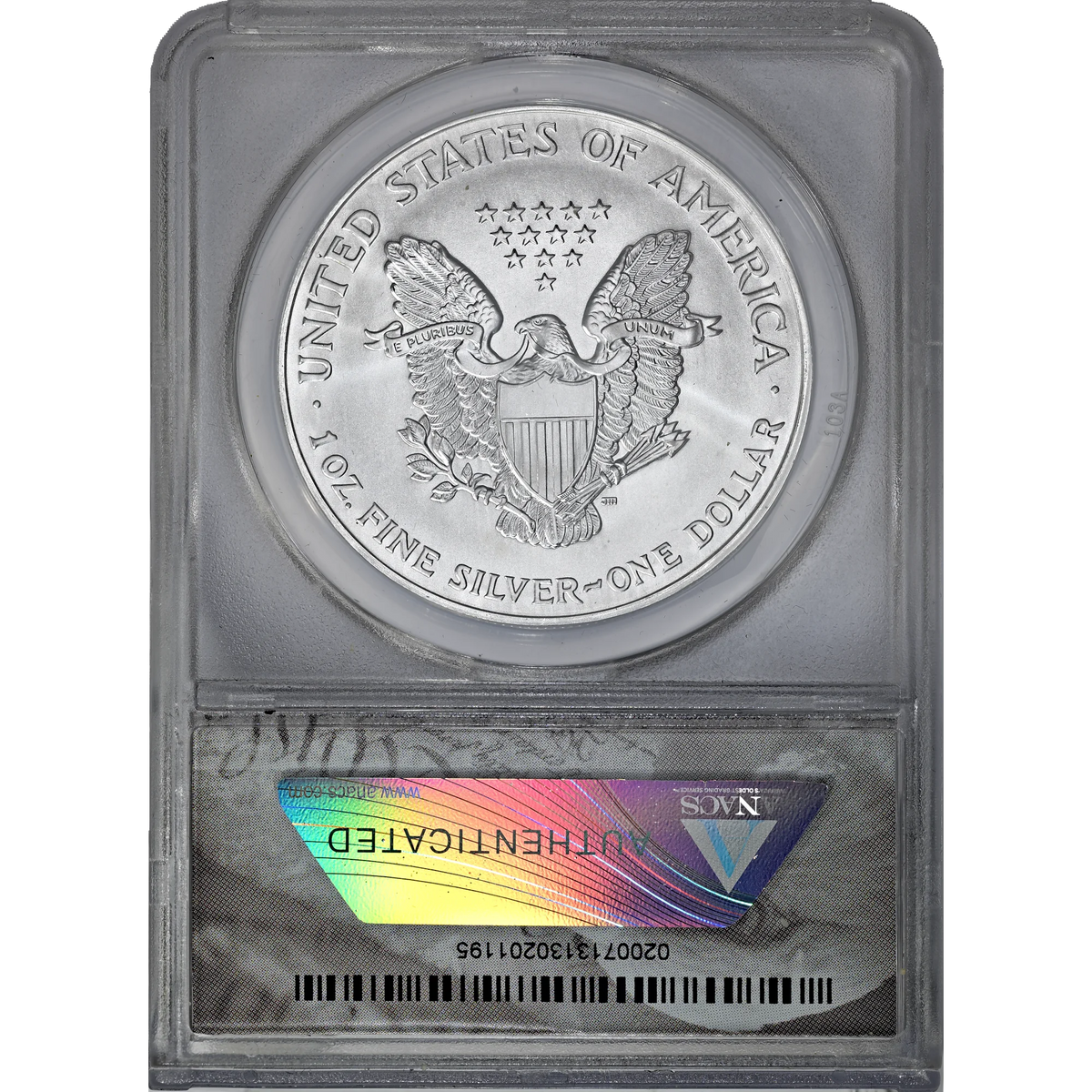 1998 ANACS MS 69 Silver Eagle