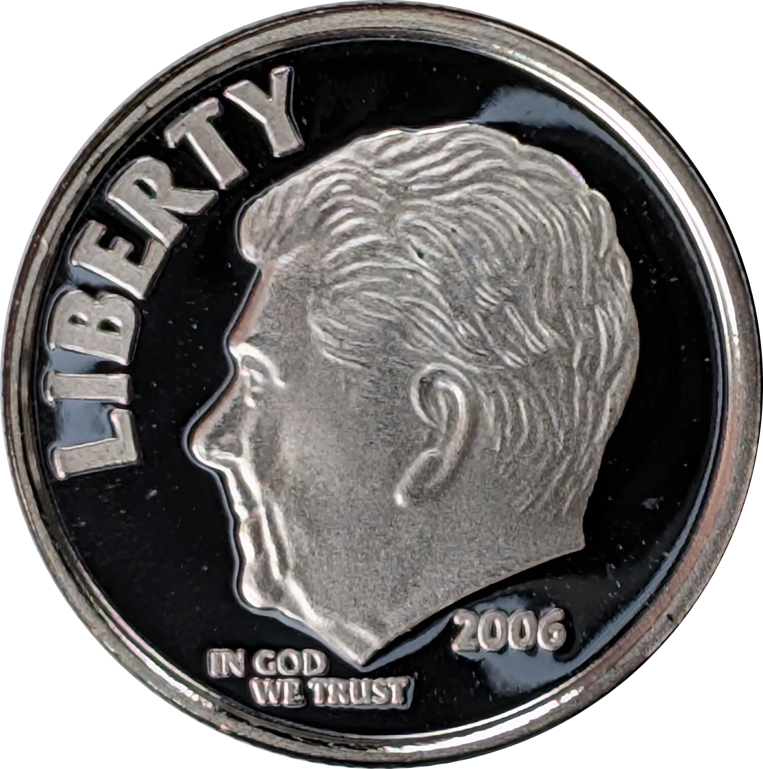 2006 Ronald Reagan .999 Fine 1/10th oz Silver Dime Proof – Mid