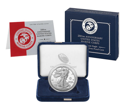2025 US Silver Eagle 250th Anniversary Marine Privy