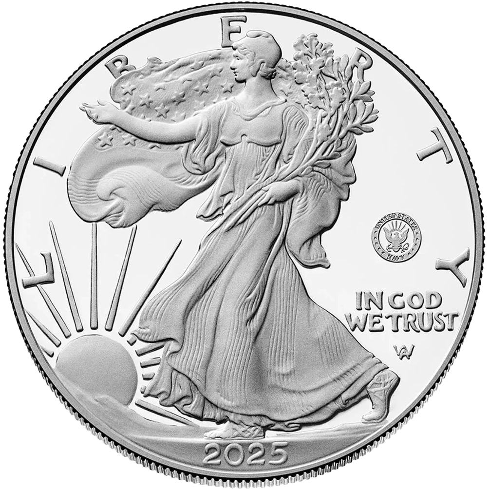 2025 US Silver Eagle 250th Anniversary Navy Privy
