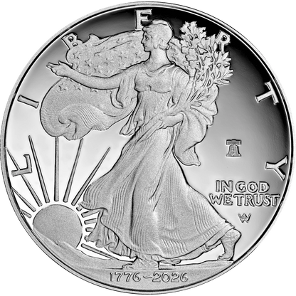 2026 W American Proof Silver Eagle Liberty Bell 250 Privy w/ OGP