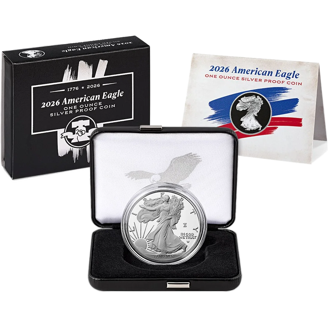 2026 W American Proof Silver Eagle Liberty Bell 250 Privy w/ OGP