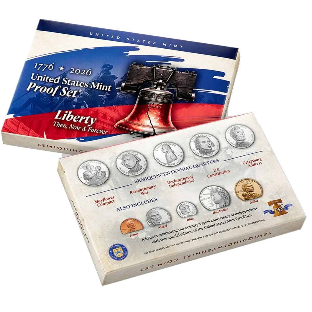 2026 US Clad Proof Set - Semiquincentennial Proof Set - IN HAND