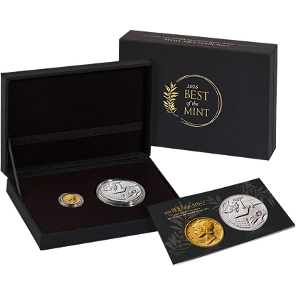 1916 (2026) Best of the Mint Gold Mercury Coin & Silver Medal Set w/ OGP