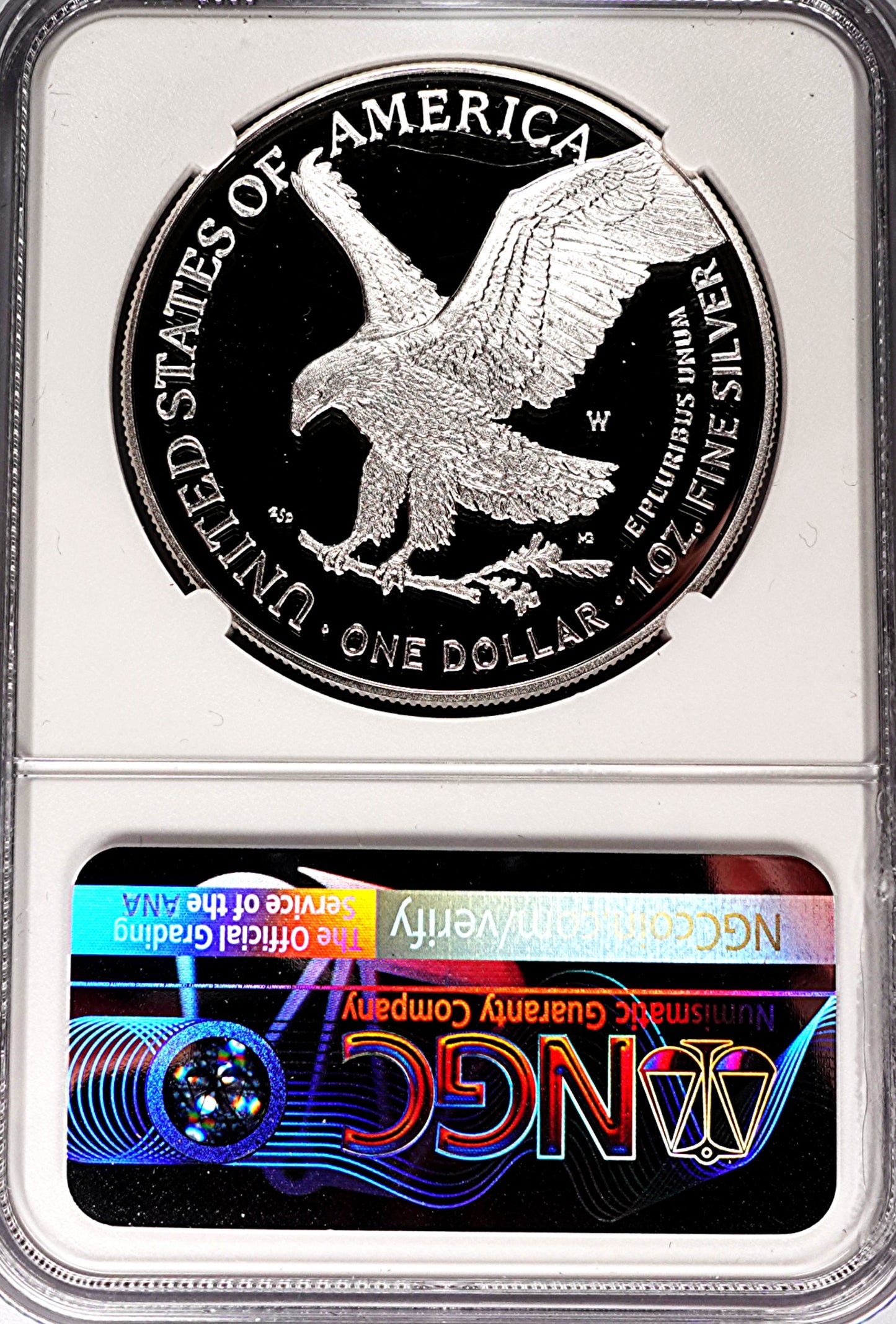 2025 W $1 Proof Silver Eagle NGC PF70 Laser Engraved Privy OKC ANA Label