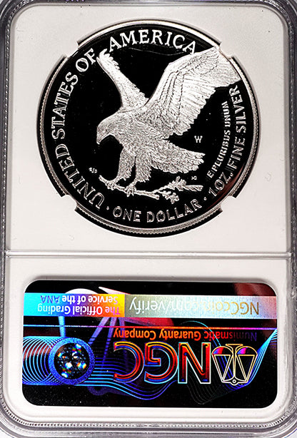 2025 W $1 Proof Silver Eagle NGC PF70 Laser Engraved Privy OKC ANA Label