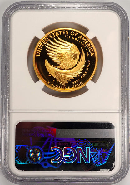 2025 W U.S. American Liberty Sunflower High Relief 1 Oz Gold - PF 70 NGC ANA Label