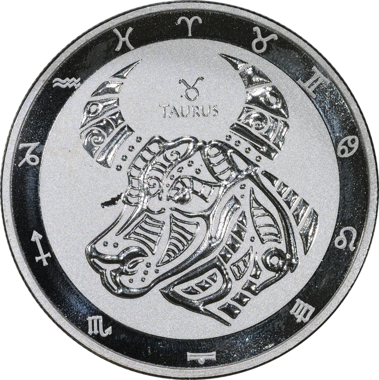 2021 Tokelau $5 Zodiac Taurus 1 Oz Silver Coin