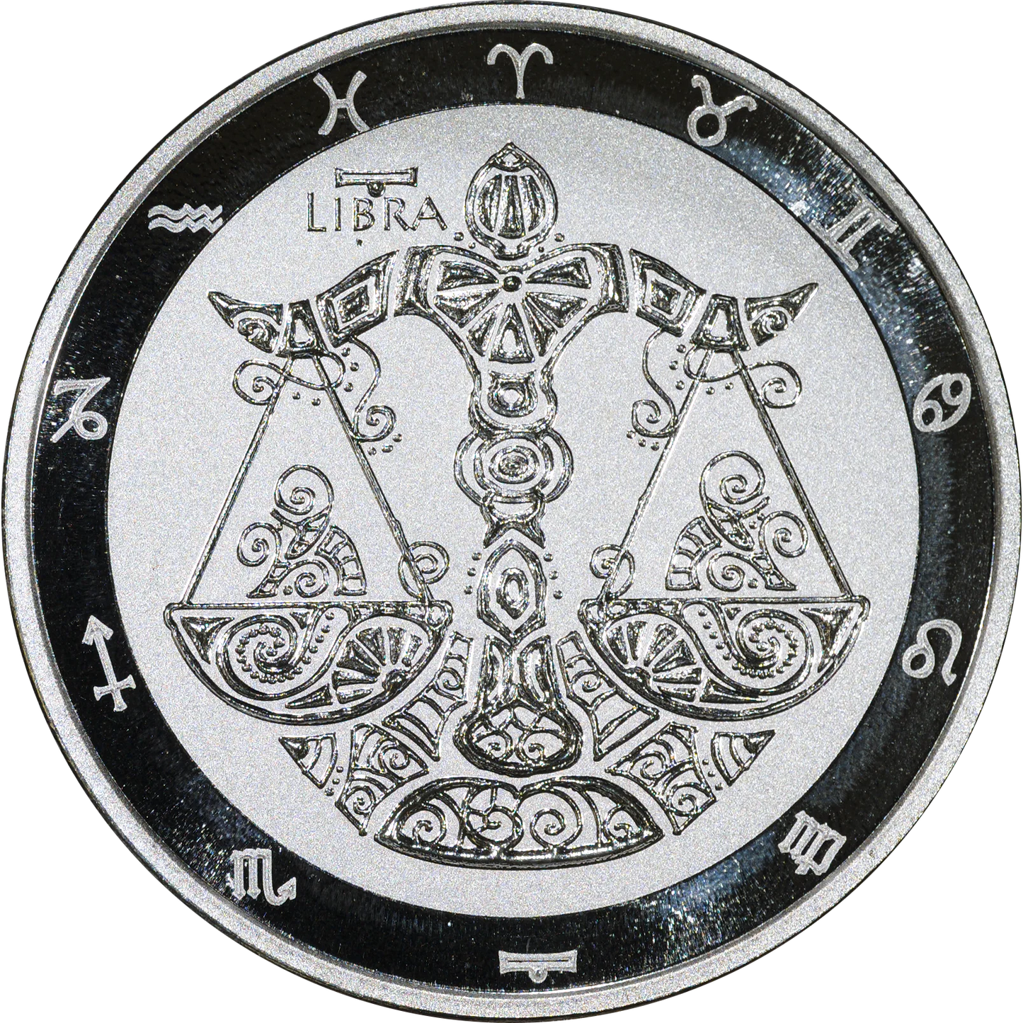 2021 Tokelau $5 Zodiac Libra 1 Oz Silver Coin