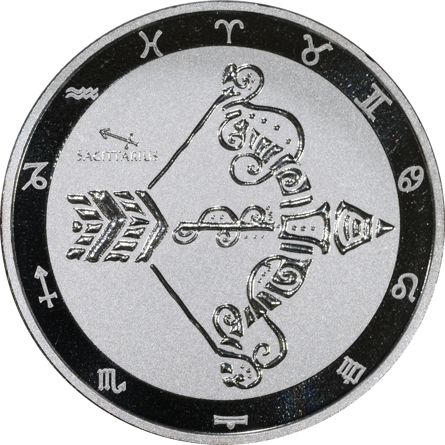 2021 Tokelau $5 Zodiac Sagittarius 1 Oz Silver Coin