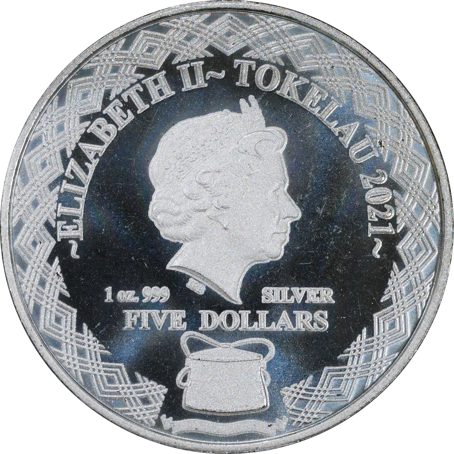 2021 Tokelau $5 Zodiac Leo 1 Oz Silver Coin