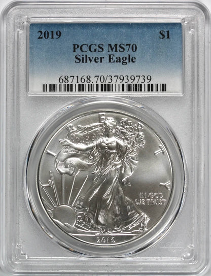 Random US Silver Eagle PCGS/NGC MS70 Coin