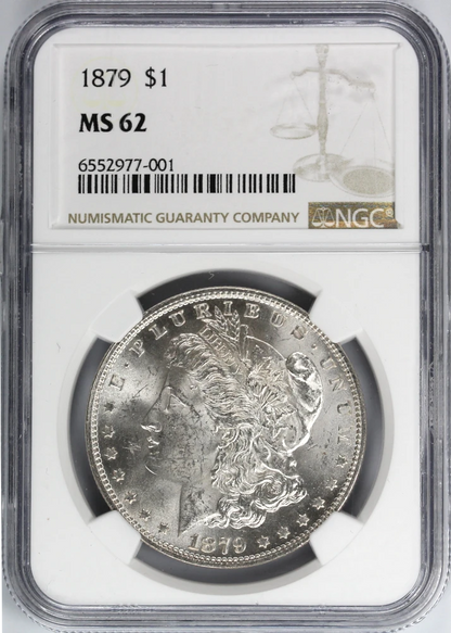 1879 Morgan Dollar NGC MS 62