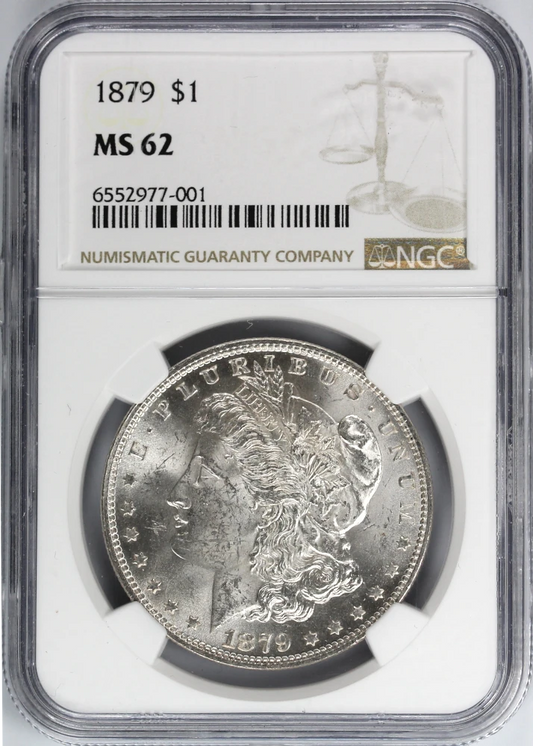 1879 Morgan Dollar NGC MS 62