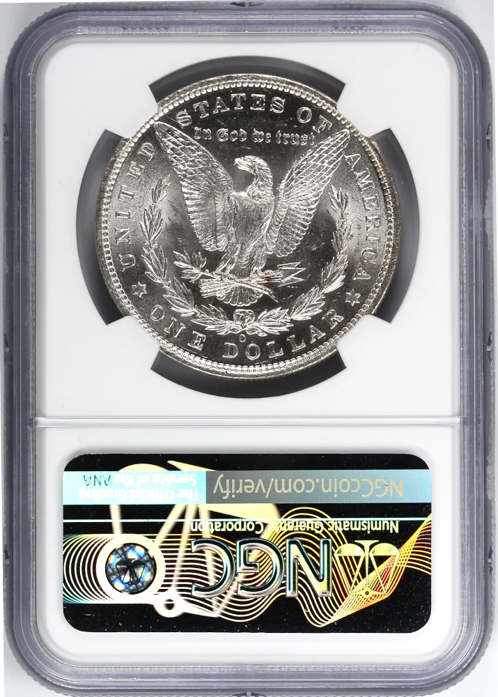 1882 O Morgan Dollar NGC MS 62