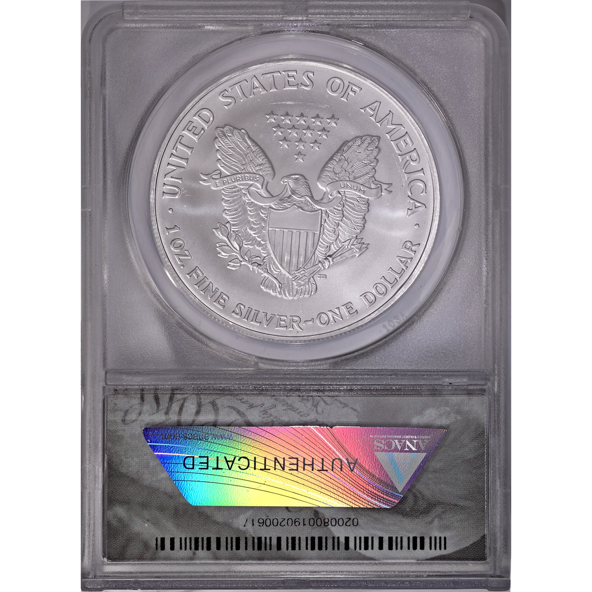 2004 ANACS MS 69 Silver Eagle