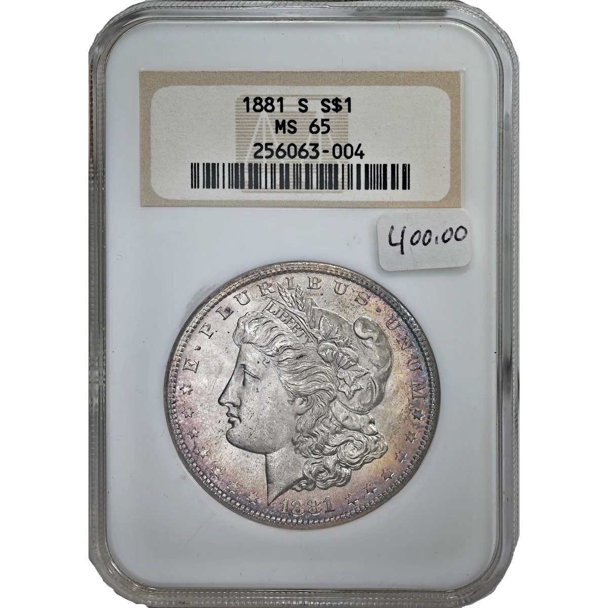 1881 S NGC MS 65 Morgan Dollar