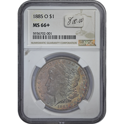 1885 O MS 66+ NGC Morgan Dollar