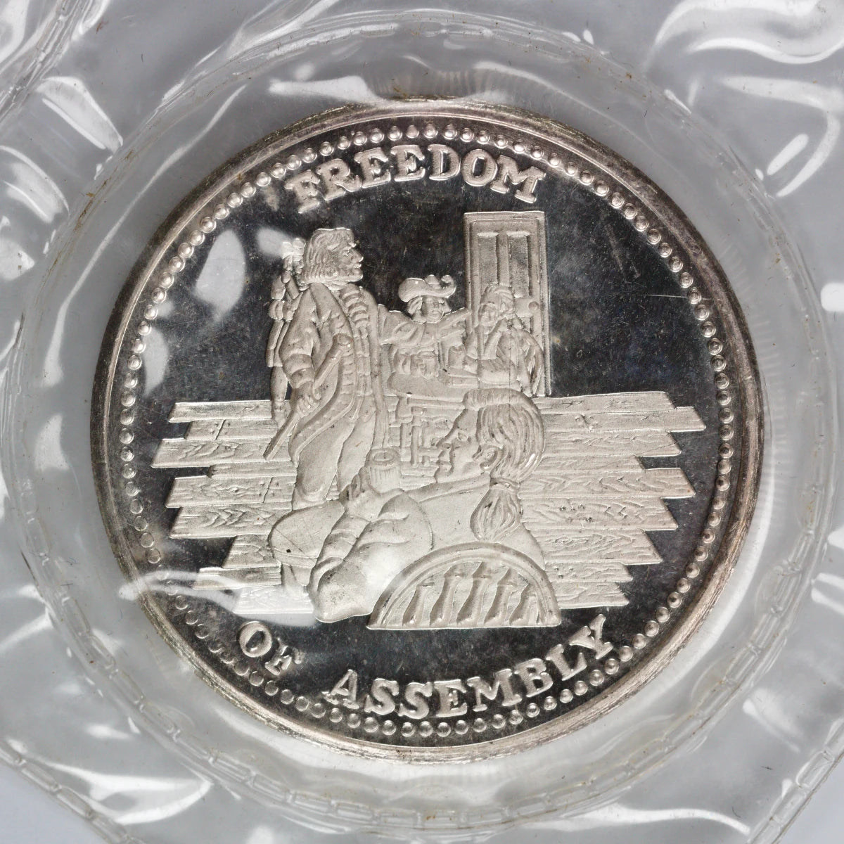 Johnson Matthey Freedoms 10 Variety Silver Rounds 1 oz .999