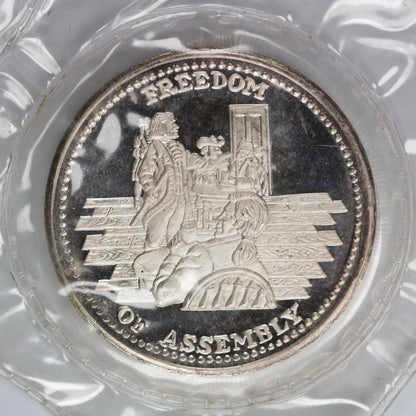 Johnson Matthey Freedoms 10 Variety Silver Rounds 1 oz .999