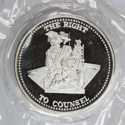 Johnson Matthey Freedoms 10 Variety Silver Rounds 1 oz .999