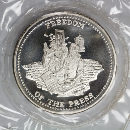 Johnson Matthey Freedoms 10 Variety Silver Rounds 1 oz .999