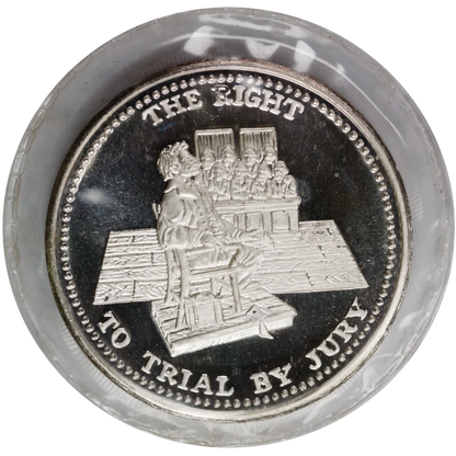 Johnson Matthey Freedoms 10 Variety Silver Rounds 1 oz .999