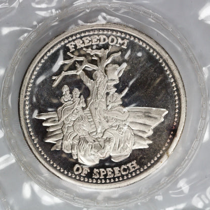 Johnson Matthey Freedoms 10 Variety Silver Rounds 1 oz .999