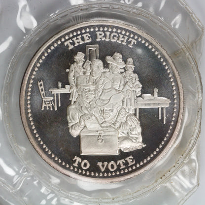 Johnson Matthey Freedoms 10 Variety Silver Rounds 1 oz .999