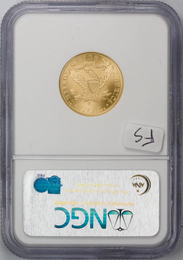 2006-S San Francisco Old Mint $5 Gold Commem MS 69 NGC