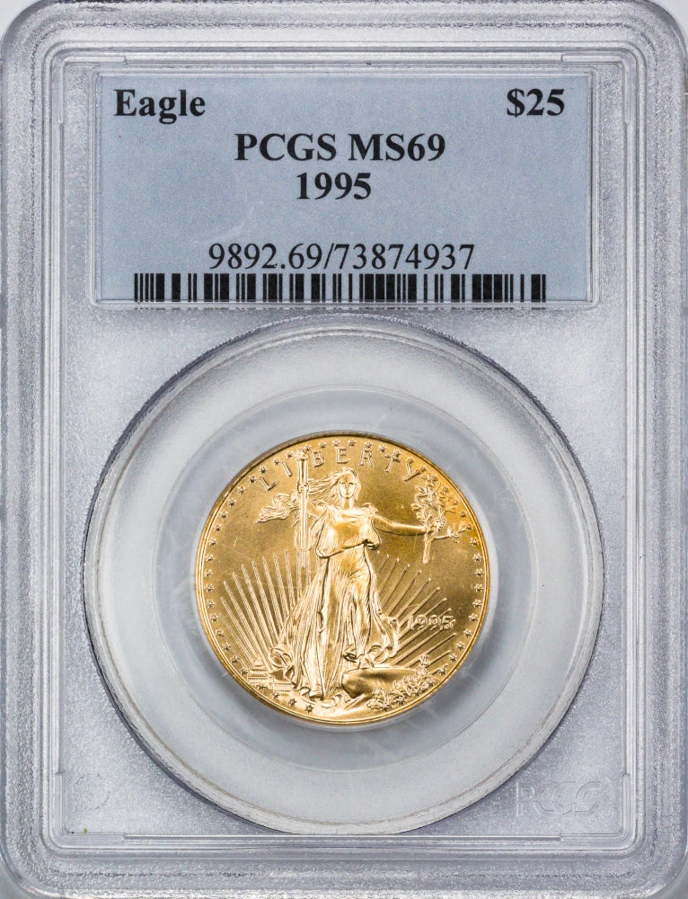 1995 $25 Gold Eagle PCGS MS 69