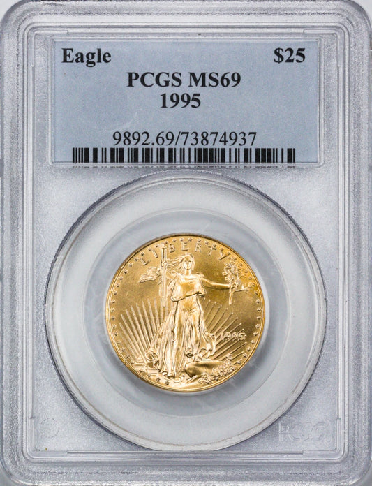 1995 $25 Gold Eagle PCGS MS 69