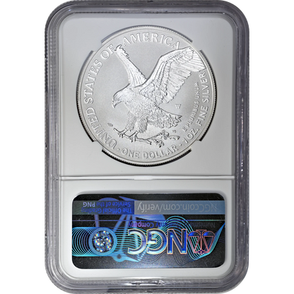 2026 W $1 Enhanced Uncirculated Silver Eagle NGC MS70 LANSING SHOW RELEASES