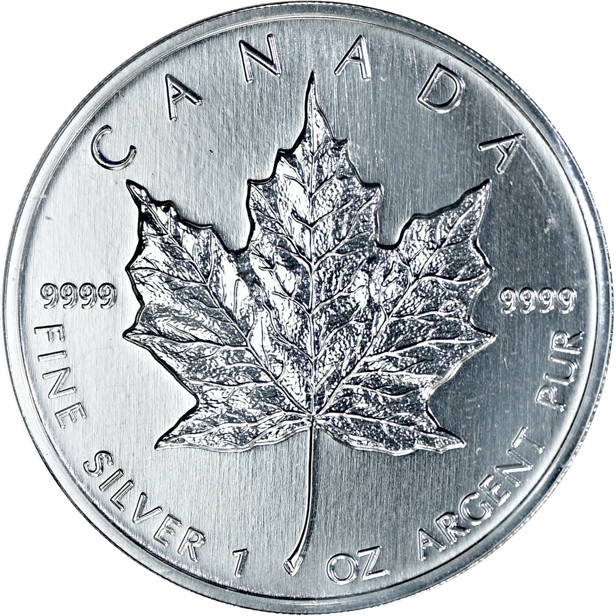 1993 $5 Canada 1oz Silver Maple Leaf in OGP