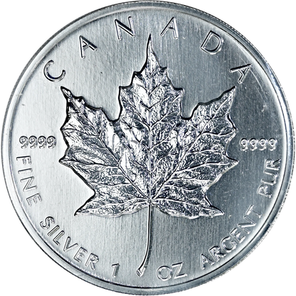 1993 $5 Canada 1oz Silver Maple Leaf in OGP
