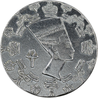 Egyptian Queen Nefertiti 1/10 Oz .999 Silver Round