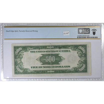 1934 (A) $500 Federal Reserve Note Atlanta PCGS VF 30