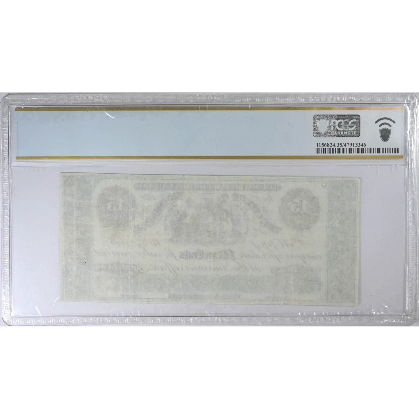 1862 15 Cents Note - Remainder - Newark, NJ PCGS VF 35