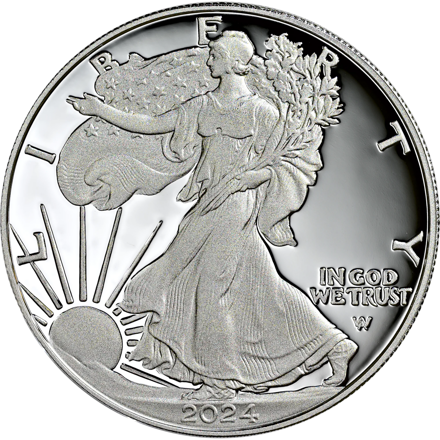 2024 W US Proof Silver Eagle w/ OGP & CoA