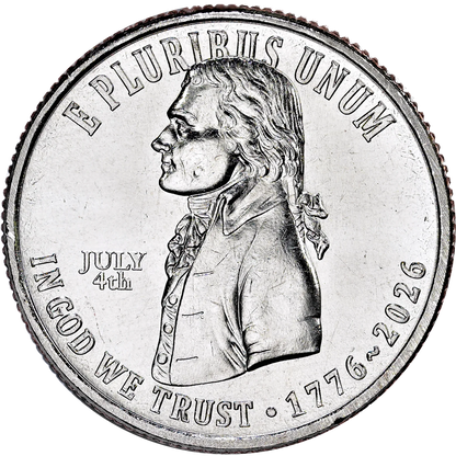 2026 "July 4th" Privy Declaration of Independence Quarter